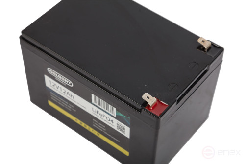 Литиевый тяговый аккумулятор Gelbert LiFePO4 (12V/12Ah/12A/144Wh) [6-DZF-12, 6-DZM-12]