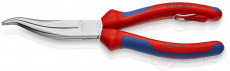 Pliers with curved jaws, 160mm