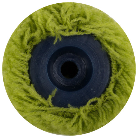 Polyacrylic thread roller green Profi, clasp 8 mm, dia. 47/83 mm, pile 18 mm, 180 mm