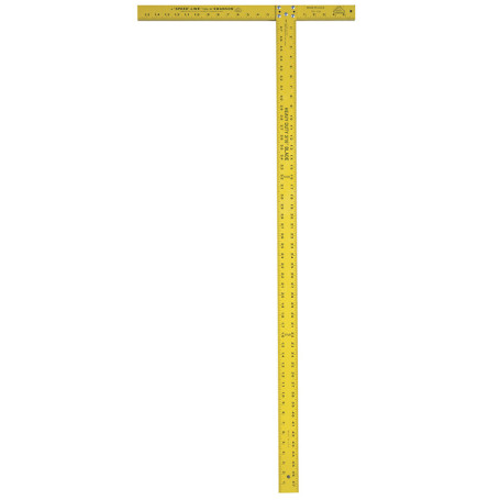 T-shaped Marking square for sheet materials, 47.9 inches, Swanson 47-7/8 Wallbo TD124