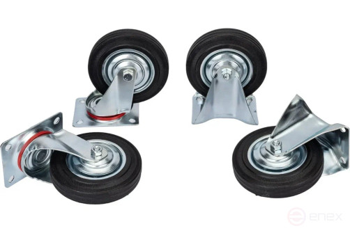 Комплект колёс d 160 (2 поворотных, 2 неповоротных)