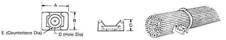 TM-3S10C Площадка под винт 21.9x15.9мм (д. 5мм) для стяжки (100 шт)