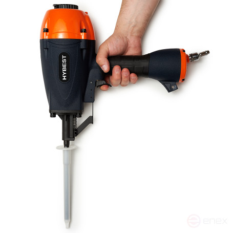 Mounting gun for insulation Hybest BW200 (pneumatic, disc-shaped dowel mushroom IN)