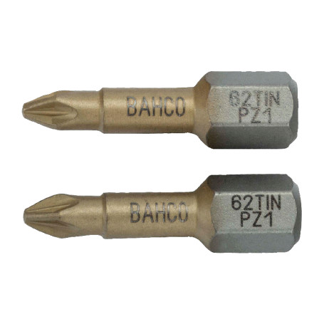 Bits for Pozidriv PZ2 screws, 25 mm