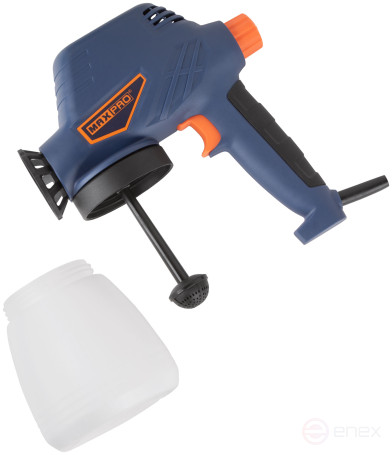 MAX-PRO Electric Spray gun 80 W; 0.8 mm; 800 ml; 30 din/sec; 280 ml/min; 1.1 kg; box