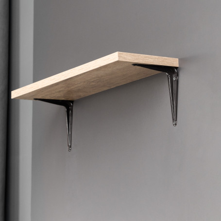 Shelf holder meth. 250*200 black AKS