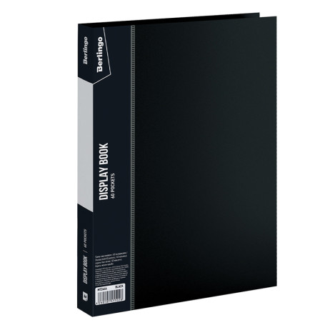 Folder with 60 Berlingo "Standard" inserts, 21 mm, 700 microns, black