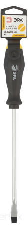 200SL8 Отвертка ЭРА SL 8х200 мм шлицевая двухкомпонентная рукоятка