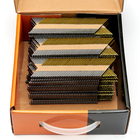 Реечные гвозди по дереву тип D34 (2,8х50, RIBrt кольц.накат., 3000 шт/уп) FEDAST