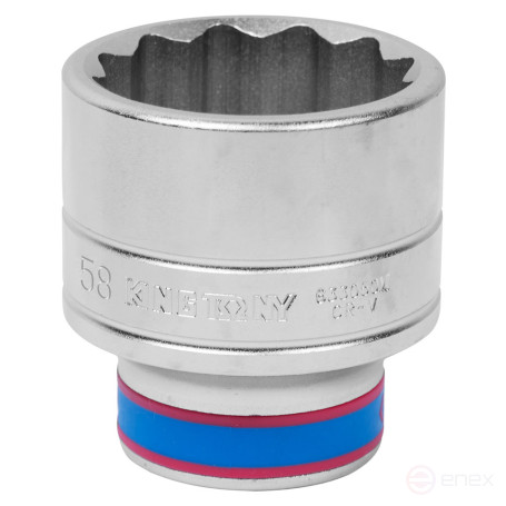 Головка торцевая стандартная двенадцатигранная 3/4", 58 мм KING TONY 633058M