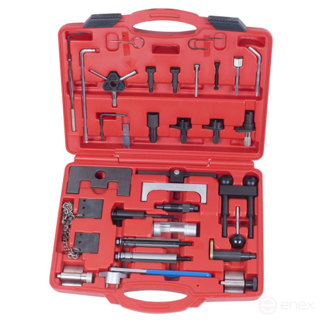 Camshaft / crankshaft locking kit, VAG , case, 34 items MASTAK 103-21108C