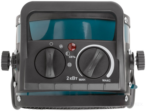 Пушка тепловая 2000 Вт; 20 м2; 160 м3/мин; керамич. ТЭН ; коробка