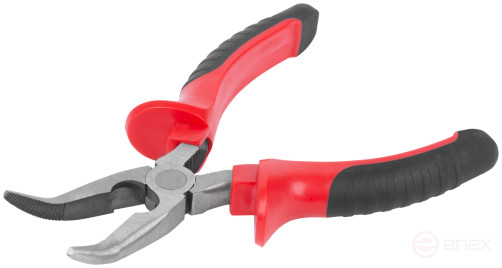 Optima platypuses, two-tone rubberized handles, 165 mm polished steel
