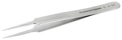 Stainless steel tweezers/antimagn/115mm/thin tips