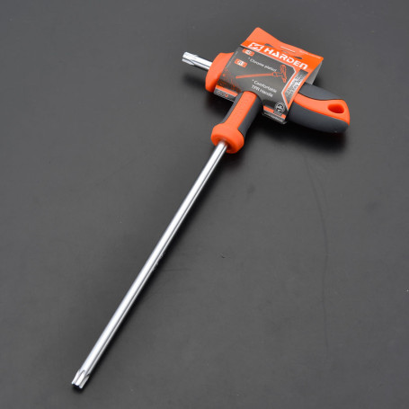 Ключ имбусовый с Т-образной рукоятью, CRV, T45 8X200мм.// HARDEN