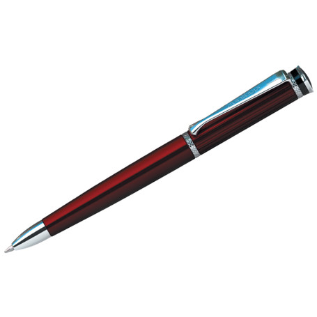 Berlingo "Velvet Premium" ballpoint pen blue, 0.7 mm, Bordeaux case, turn., ind. pack.