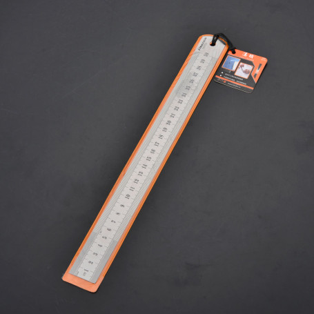 Measuring ruler made of stainless steel, 2000 mm.// HARDEN