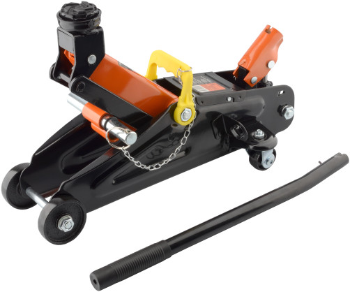 Домкрат гидр. 2.0т (130-330 мм подкатной; с фиксатором; в кейсе) АвтоDело (43228)