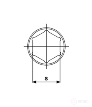 Головка торцевая 1/2" 29мм ударная L=42мм JTC