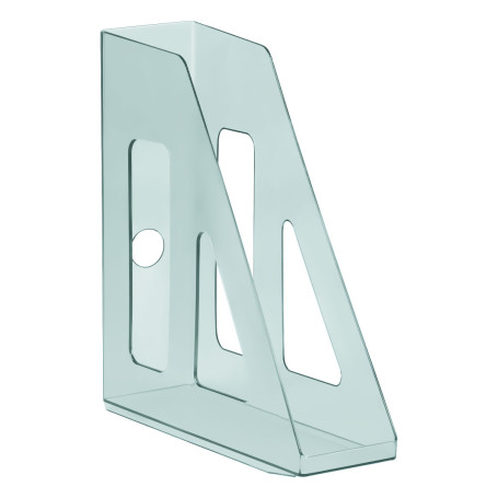 Лоток для бумаг вертикальный СТАММ "Актив", зеленый