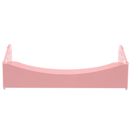 Лоток для бумаг горизонтальный СТАММ "Field", широкая загрузка, розовый