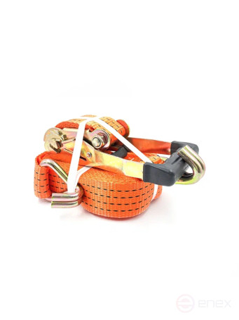 Ремень стяжной с храповым механизмом РОМЕК для крепления груза 2,0/4,0тн, 10м арт. 50.20.1.0