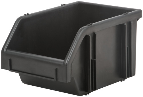 Mounting tray plastic black 125x150x230 mm