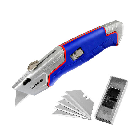 Universal retractable knife prof WP213012 WORKPRO