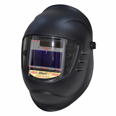 Protective face shield of the welder with mounting on the helmet KN CRYSTALINE® PROFI FavoriT, 2 pcs.