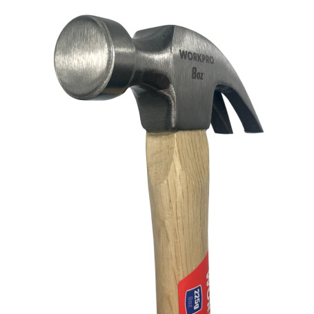 Carpentry hammer with wooden handle 225g WP241004 WORKPRO