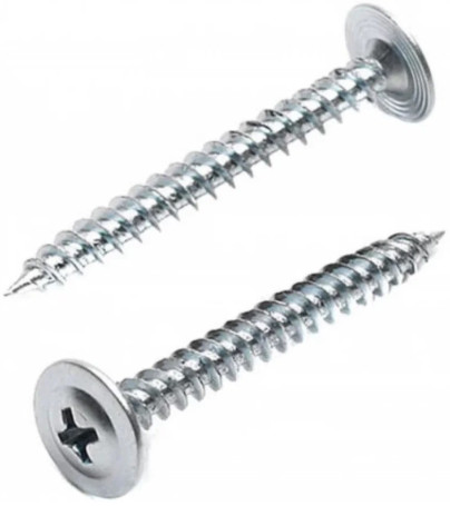 Self-tapping screw with press washer sharp zinc 4.2x13. 075 kg