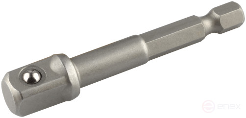 Адаптер-держатель для головок и вставок (3/8"<-->HEX1/4", L=65мм) АвтоDело 44802