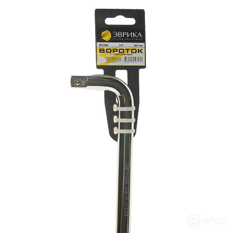 Hand crank ER-51238 1/2" DR L-shaped 380mm EUREKA /1/10/40