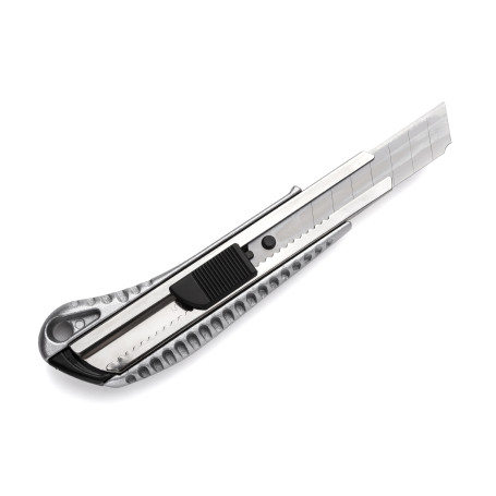 Aluminum knife with automatic locking, 18mm