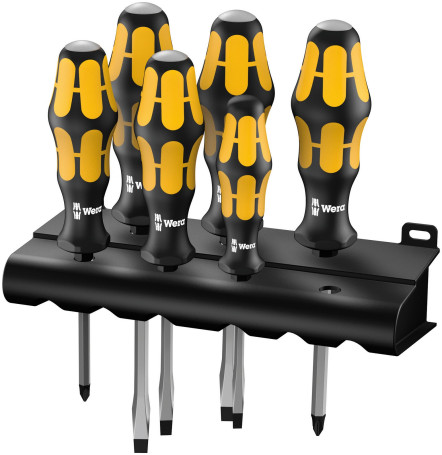 932/6 Power screwdriver set with stand, 6 items