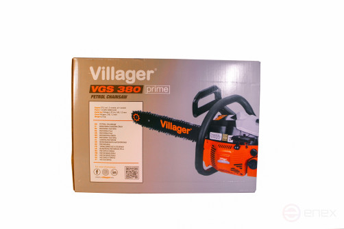 Бензиновая цепная пила Villager VGS 380 PRIME 1200 Вт (1,63 л.с)