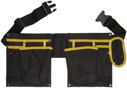 Tool belt, polyester, 12 compartments, 520 x 250 mm