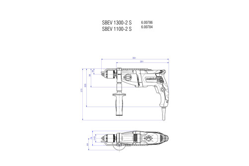 Impact drill SBEV 1300-2 S