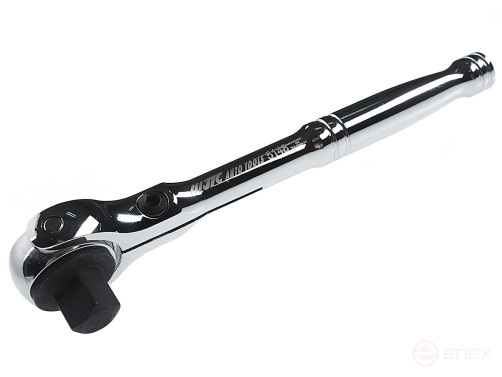 Ключ трещотка 3/8" 72 зуба 146мм шарнирный металлическая рукоятка JTC