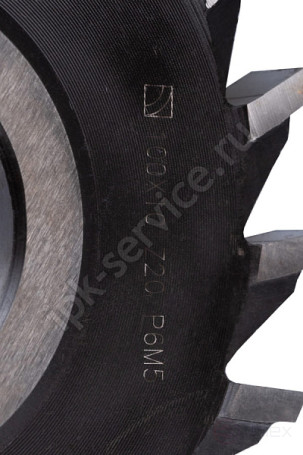 Trekhstor disc milling cutter. straight tooth 100x10x32 Z=20 P6M5