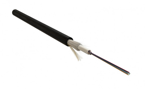 FO-ST-OUT-503-16- PE-BK fiber optic cable 50/125 (OM3) multimode, 16 fibers, reinforced with glass fiber, fibers in an optical module with hydrophobic gel (loose tube), for external laying, PE, -40°C - +70°C, black