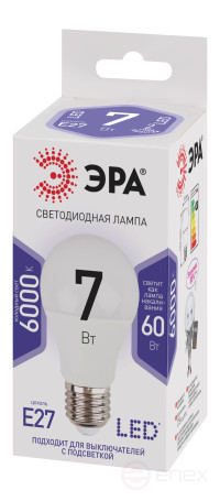 LED lamp ERA STD LED A60-7W-860-E27 7W bulb Cool Daylight E27