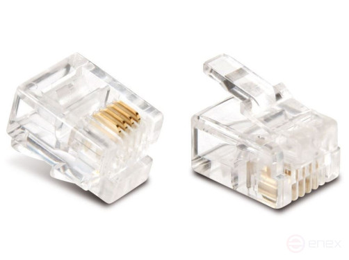 The RJ-11 (6P4C) Ripo connector (in the CPC.- 20 pcs)