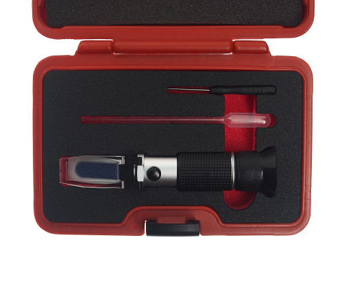 Refractometer for the analysis of the density of autofluids (cooling, washer, electrolyte) JTC /1/10