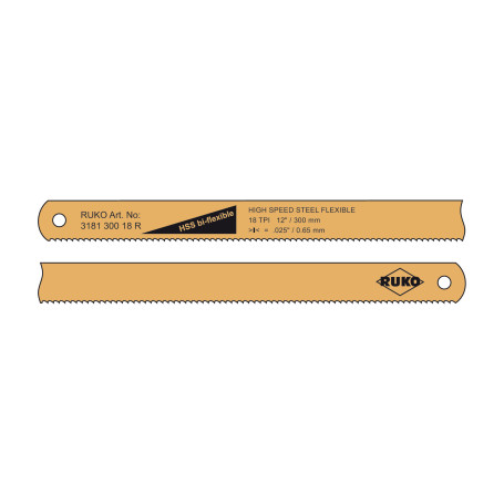 Полотно ножовочное HSS bi-flexible 300x13x0,65 24 Tpi