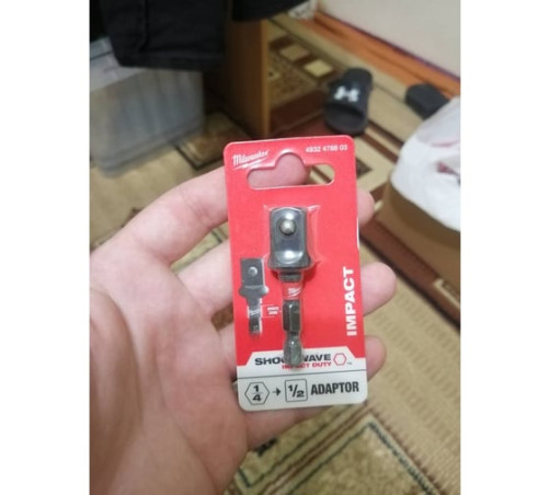 SHOCKWAVE™ 1/4" HEX -> 1/2" GEN II Head Adapter