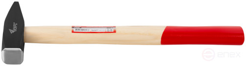 Молоток слесарный, деревянная ручка "Оптима" 600 гр.