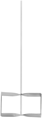 Миксер для строительных смесей оцинкованный усиленный Профи 212х600 мм