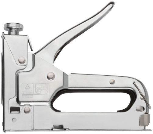 Stapler for narrow staples "type 53" 4-14 mm, with adjustable impact force, metal body 32145