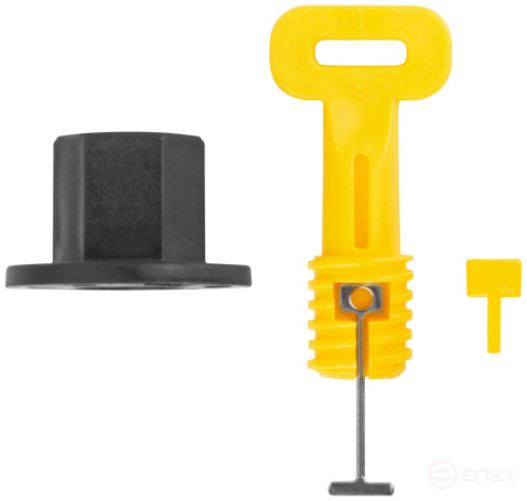 SVP (Tile Leveling System) reusable, Clips 50 pcs., Nuts 50 pcs., seam width 2.0 mm